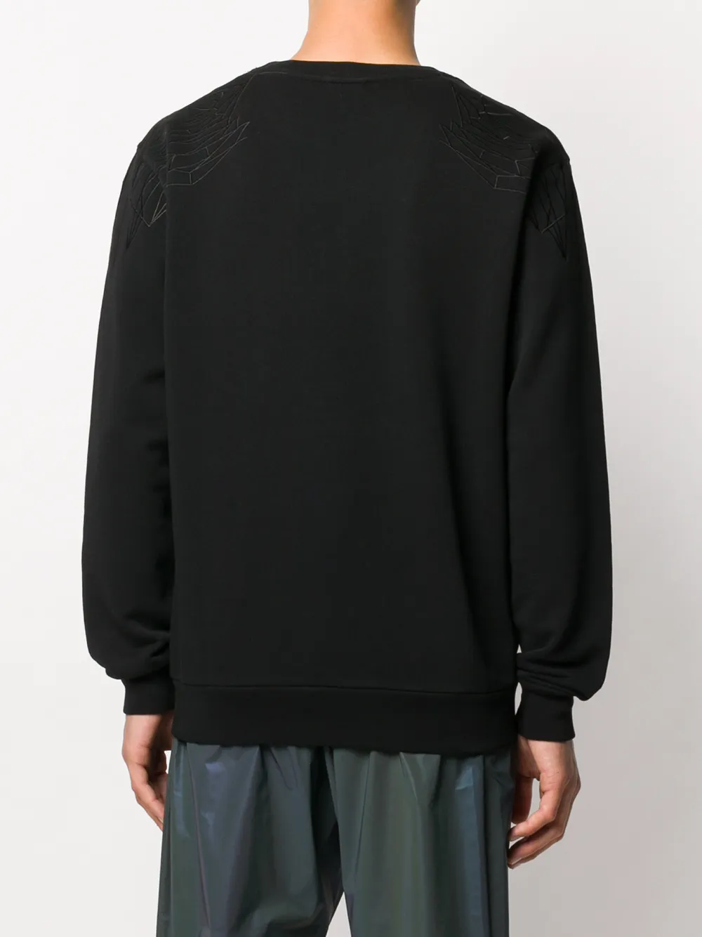 фото Marcelo burlon county of milan толстовка с вышивкой