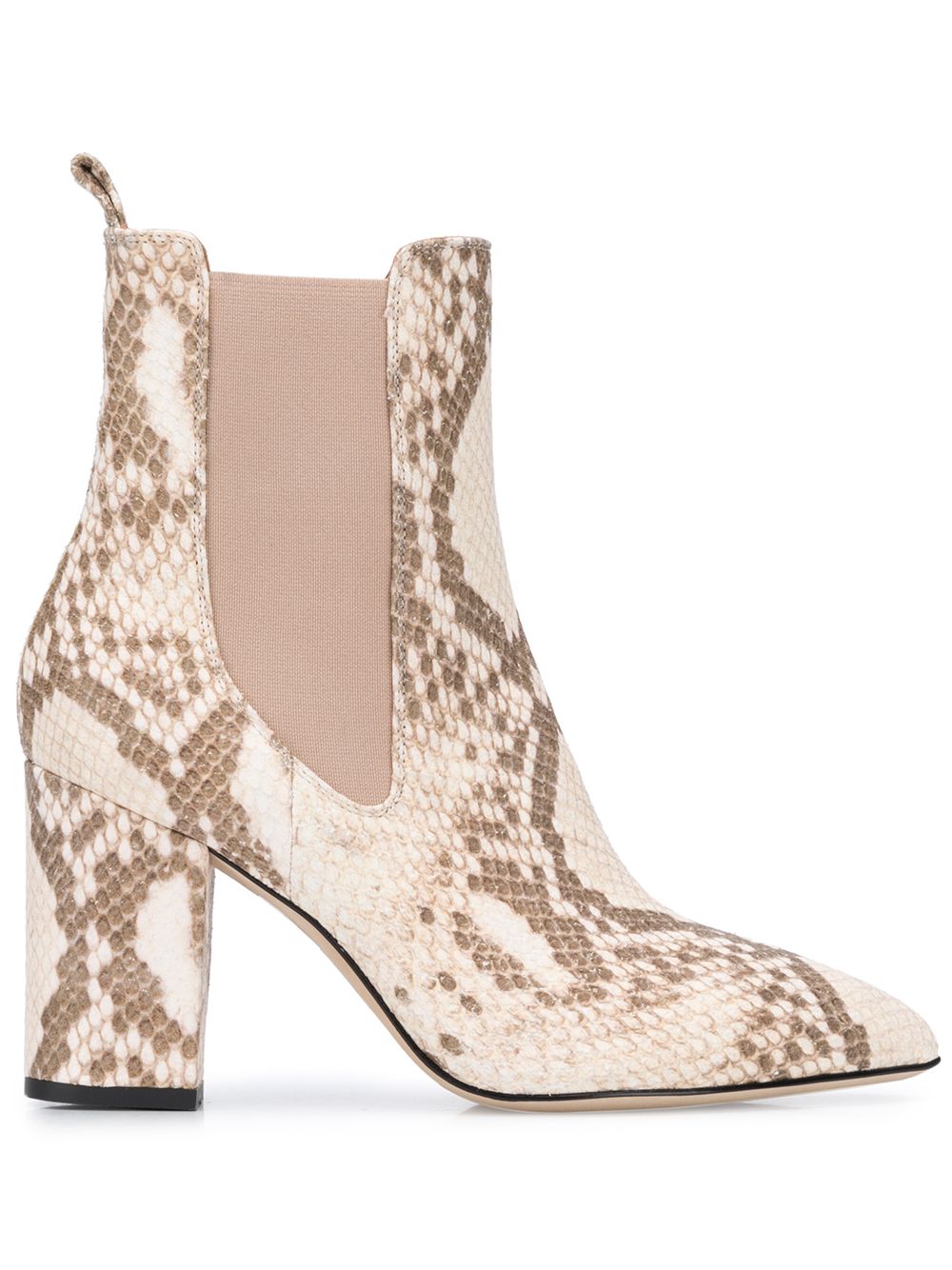 фото Paris texas chelsea snake ankle boot