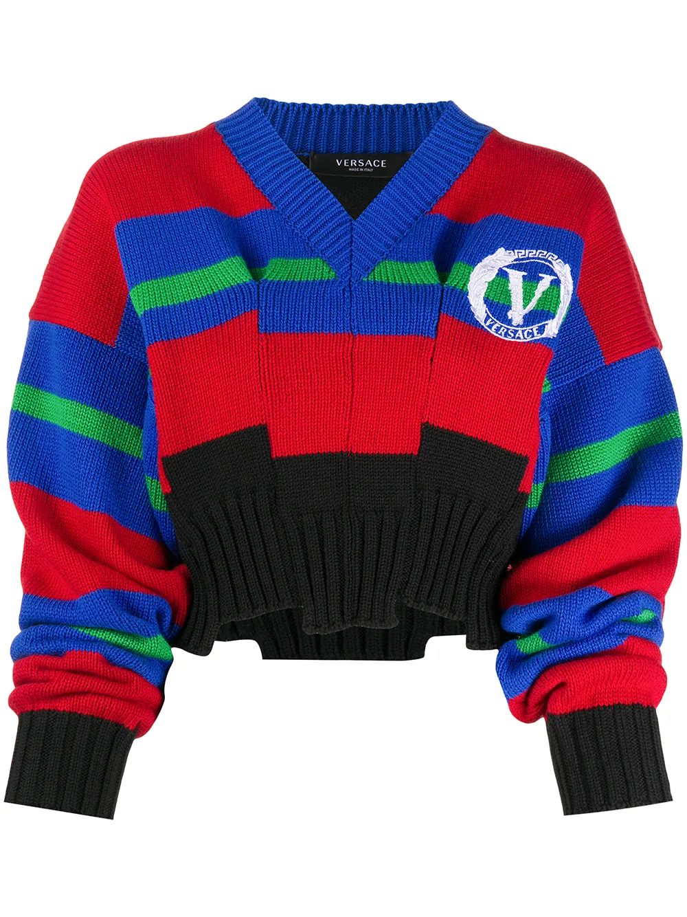 red versace jumper