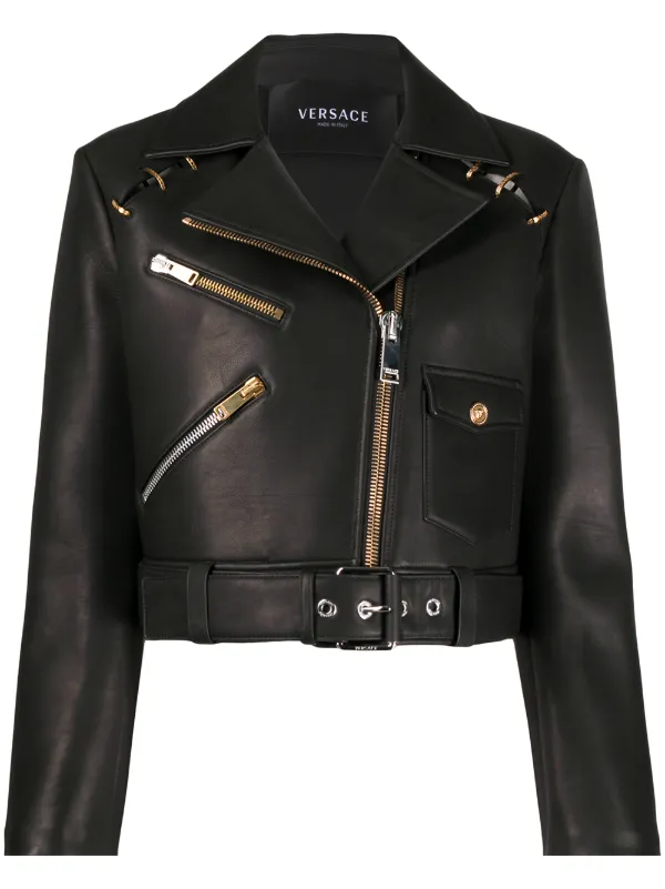 versace biker jacket
