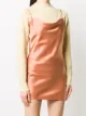 Nanushka draped-neck slip dress
