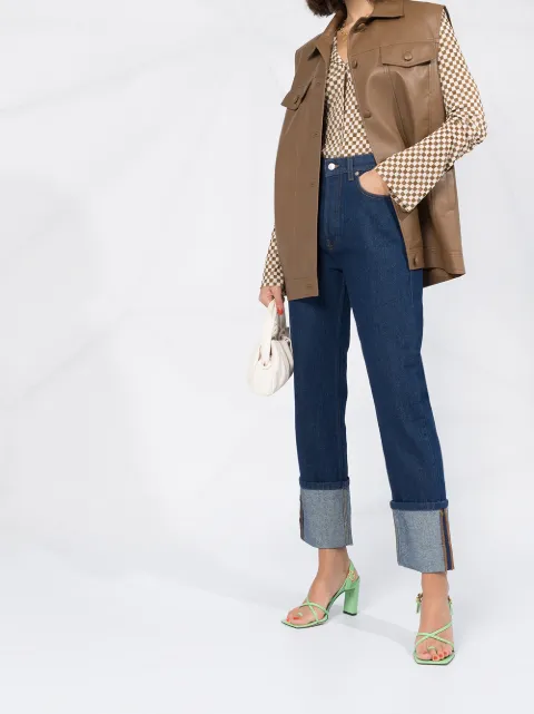 Shop Nanushka Cho straight-leg jeans 