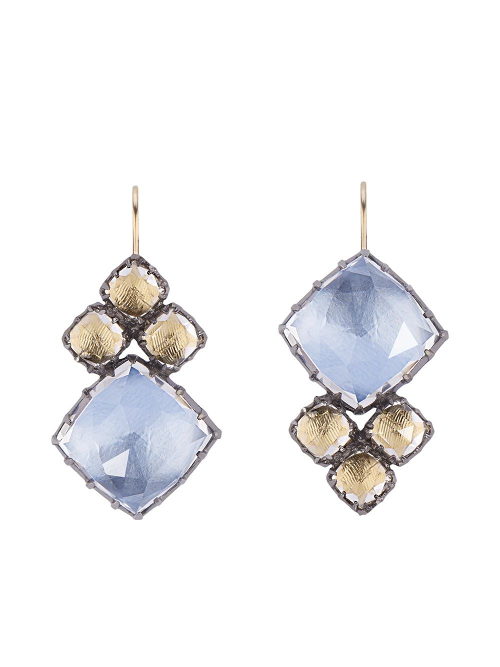 LARKSPUR & HAWK 14KT GOLD SADIE CLUSTER EARRINGS