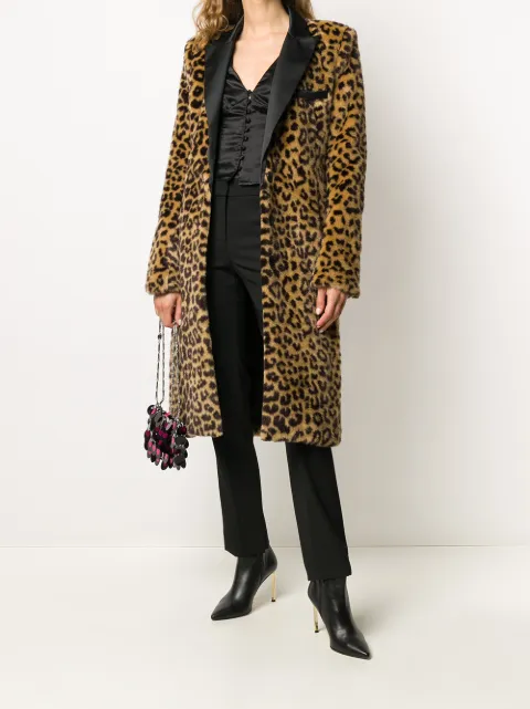 red herring leopard print coat