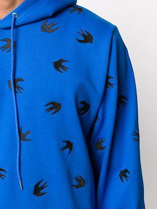 bird embroidered hoodie展示图