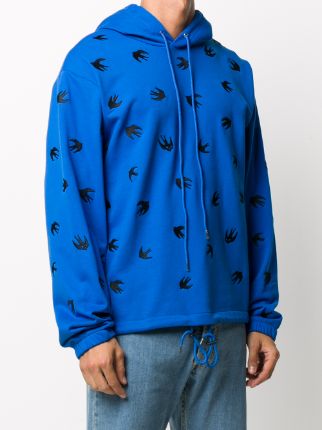 bird embroidered hoodie展示图