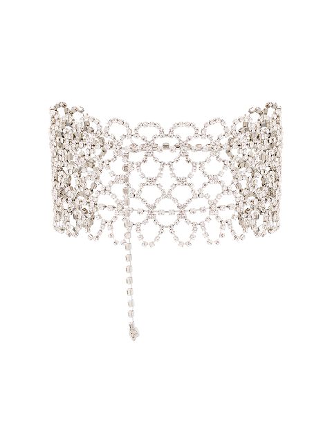 Kenneth Jay Lane crystal-embellished choker