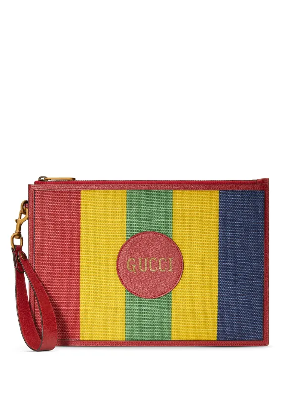 gucci red clutch bag