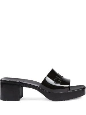 womens black gucci sandals