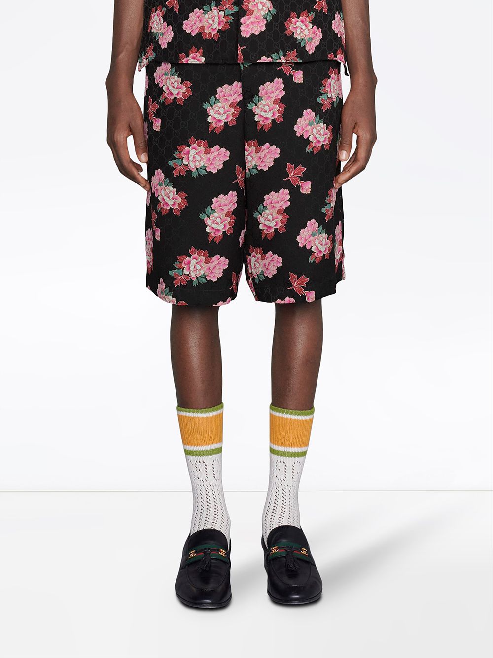 Gucci Peony Print Shorts - Farfetch