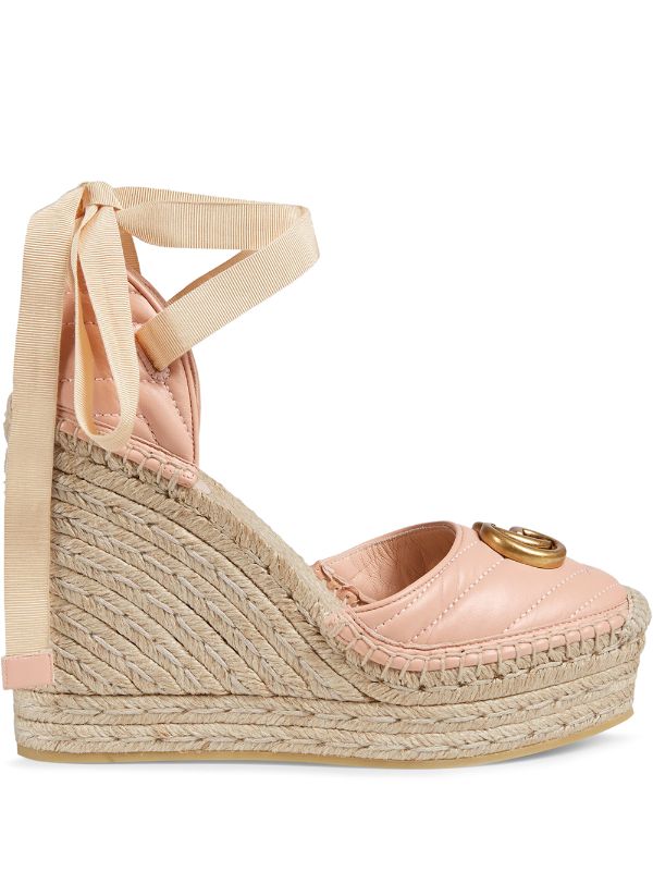 pink platform espadrilles