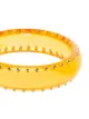 Image 2 of Mark Davis 18kt yellow gold bakelite bangle bracelet