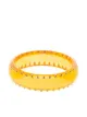 Image 1 of Mark Davis 18kt yellow gold bakelite bangle bracelet