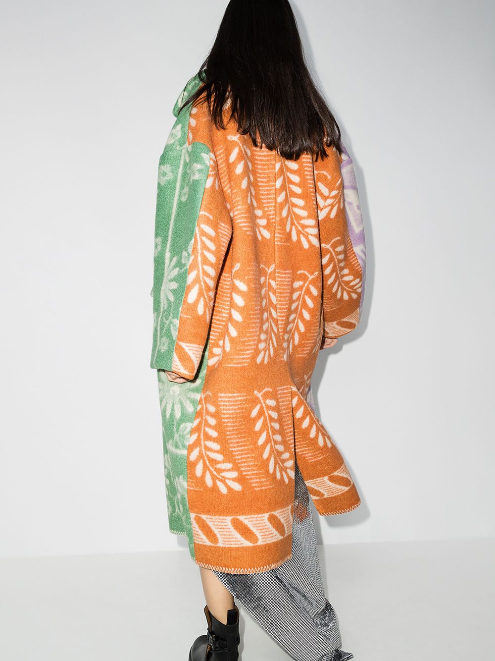 фото Rave review lea upcycled blanket coat