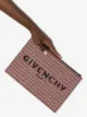 Givenchy signature-print houndstooth clutch