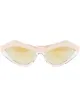 Image 1 of Bottega Veneta Eyewear angular cat-eye frame sunglasses