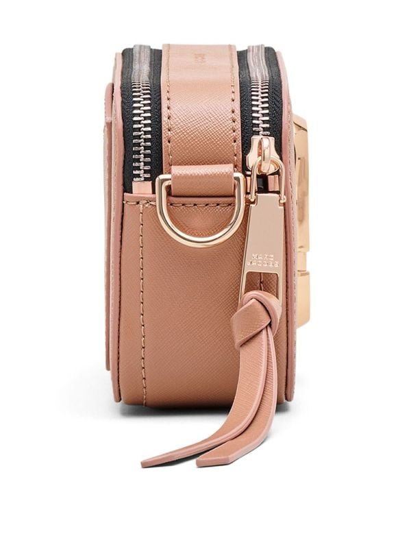 Marc Jacobs Crossbody Snapshot Shoulder Bag Leather Black/Pink