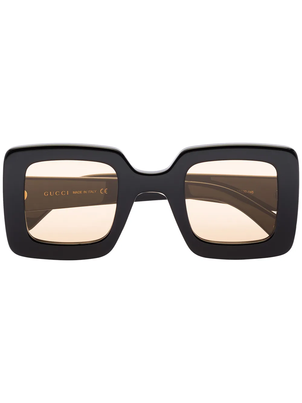 gucci black square sunglasses