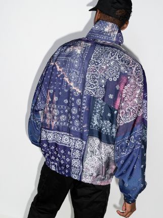 bandana print bomber jacket展示图