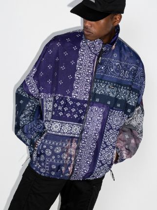 bandana print bomber jacket展示图