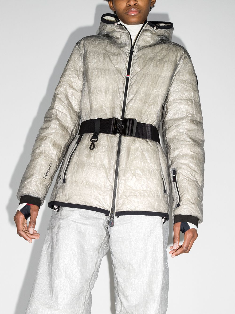 фото Moncler grenoble лыжный пуховик vezelay с капюшоном