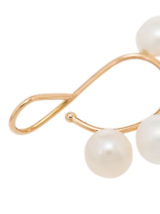 gold-plated five pearl ear cuff展示图