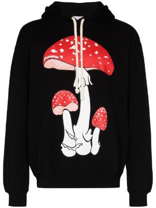 mushroom print hoodie