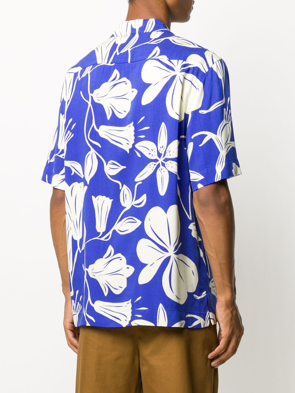 фото Paul smith рубашка floral cutout с короткими рукавами