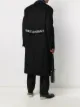 Image 2 of Versace logo detail single-breasted coat