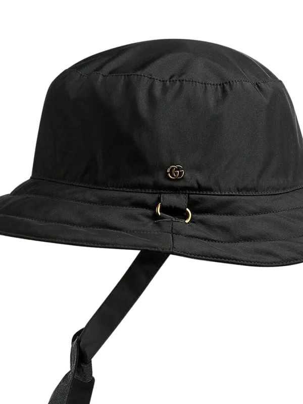 black gucci bucket hat