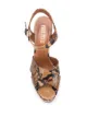 Paris Texas snakeskin-effect 130mm block-heel sandals