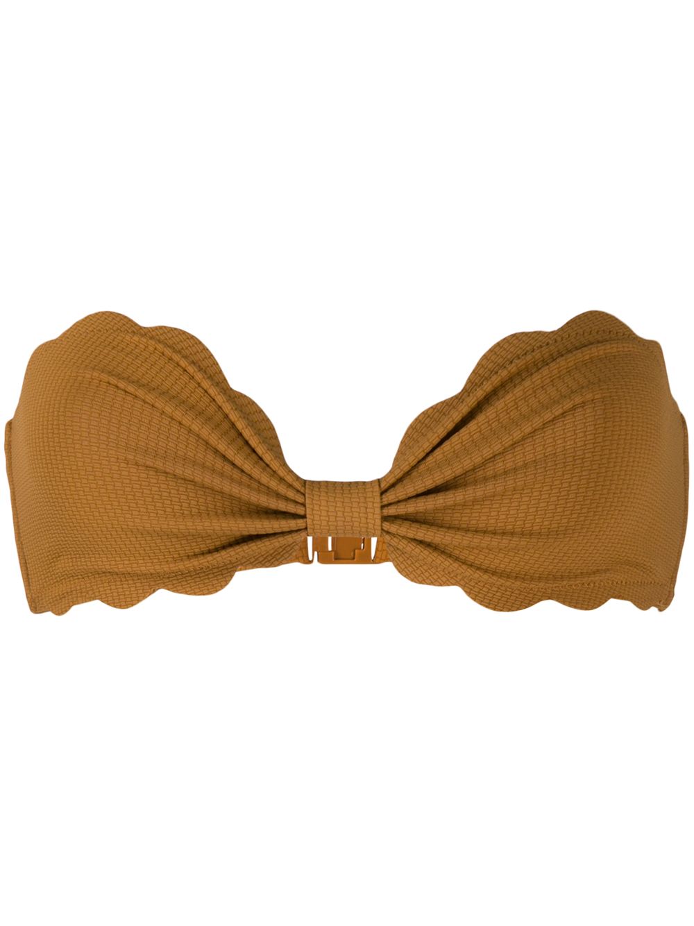 фото Marysia scalloped strapless bikini top