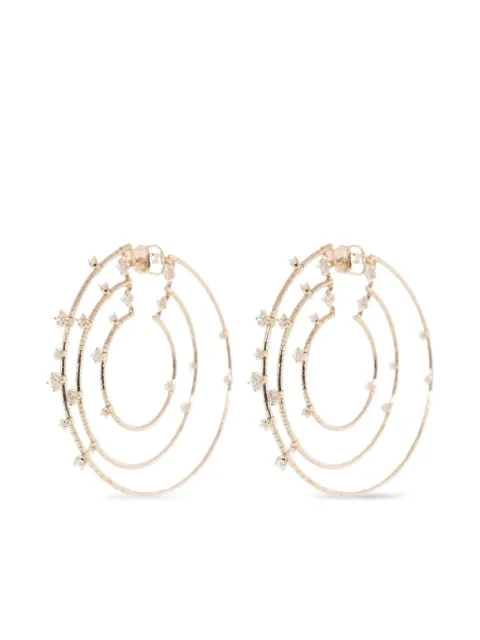 Mattia Cielo 18K rose gold diamond earrings