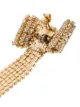 Rosantica crystal bow drop earrings