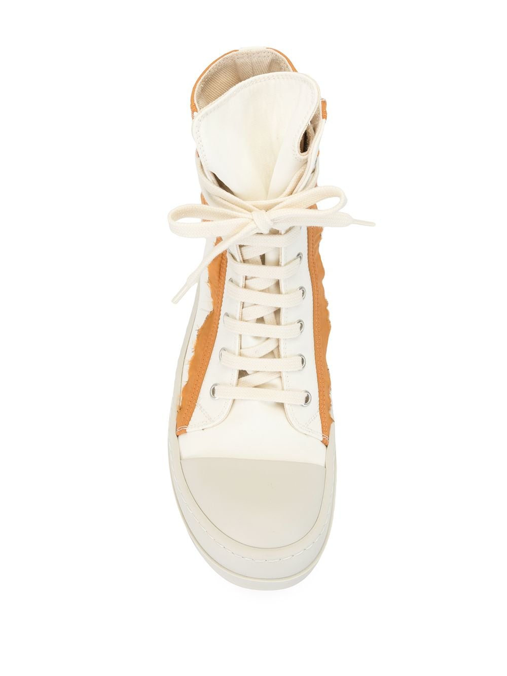 фото Rick owens drkshdw stitching detail high-top sneakers