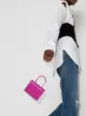 Image 2 of Amina Muaddi satin crystal-embellished mini bag