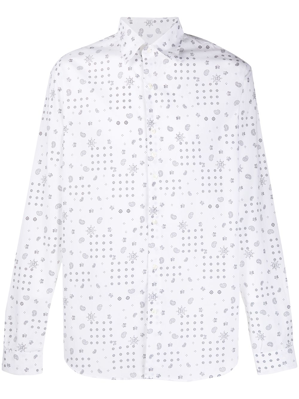 Costumein Paisley Print Shirt In White