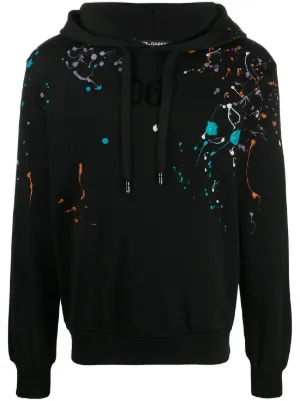 bleach painted moletom com capuz