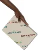Givenchy rainbow logo print clutch