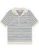 Image 1 of Gucci Double G striped polo shirt