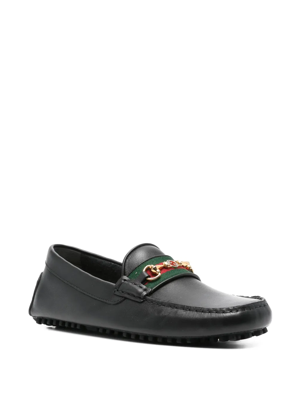 Gucci Mocassins a Detail De Mors Noir FARFETCH FR