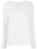 Vince Weekend V neck Jumper - White