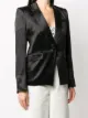 Veronica Beard Athens satin single-breasted blazer