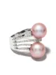 Image 1 of Yoko London 18kt white gold Radiant Orchid Freshwater pearl and diamond ring
