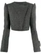 Image 1 of Off-White exagerrated-shoulders cropped jacket