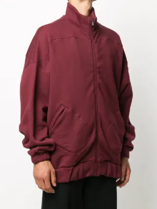 oversized cotton track jacket展示图