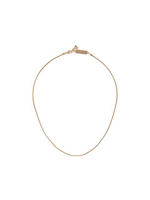 Coup De Coeur snake chain necklace