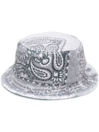 bandana print bucket hat