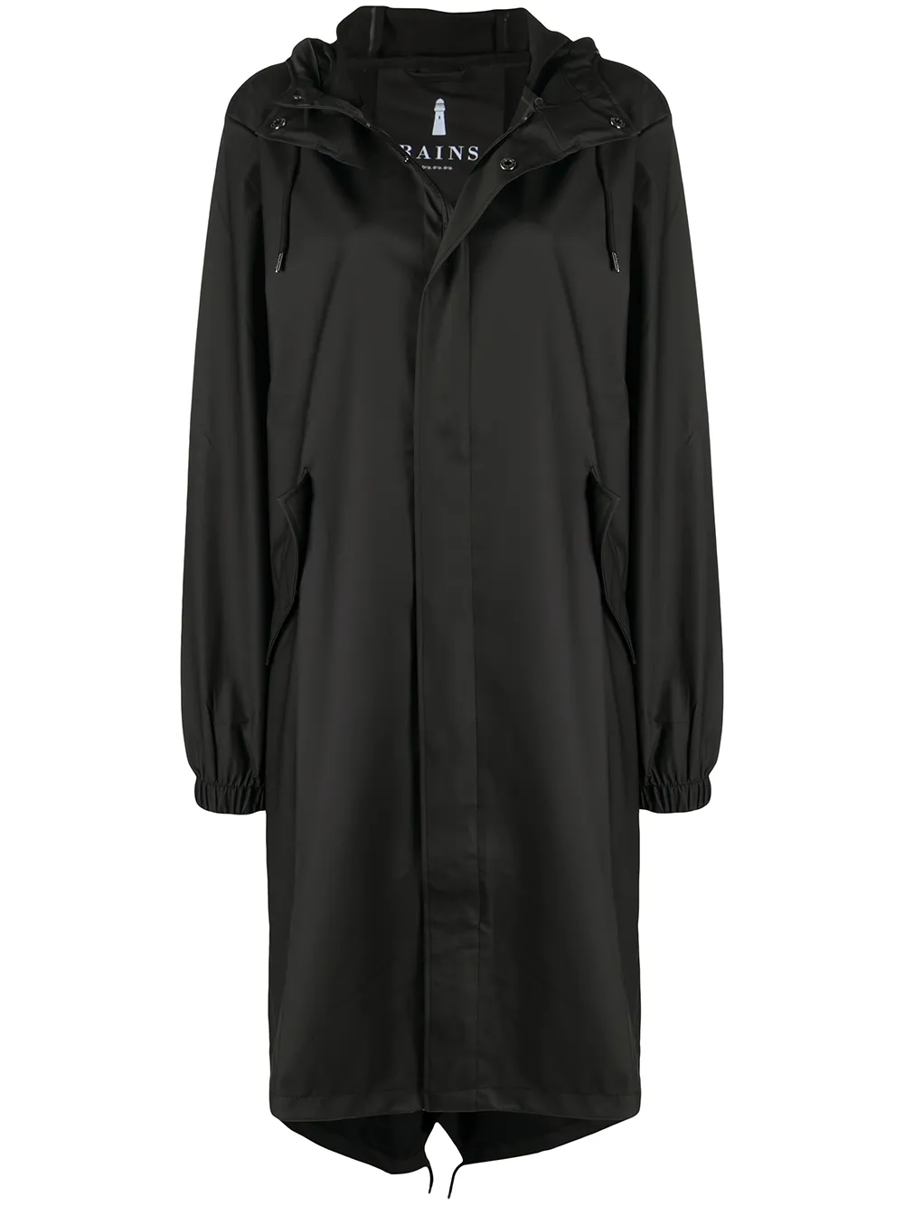 

Rains impermeable con capucha - Negro