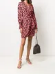 Image 2 of Rebecca Vallance hotel heart print mini dress